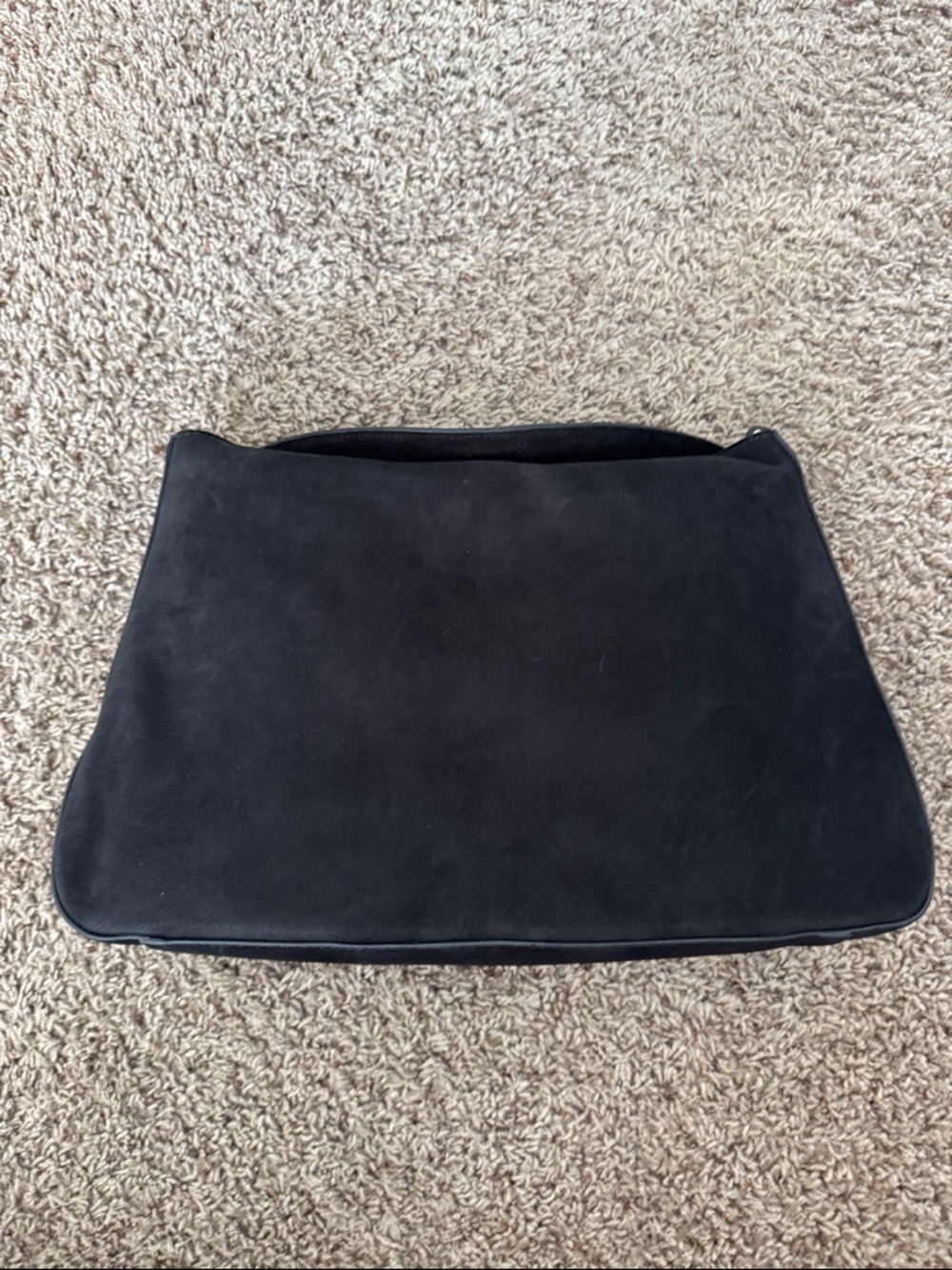 J. Crew Berkeley Chainlink Shoulder Bag in Black Suede - Picture 8 of 11